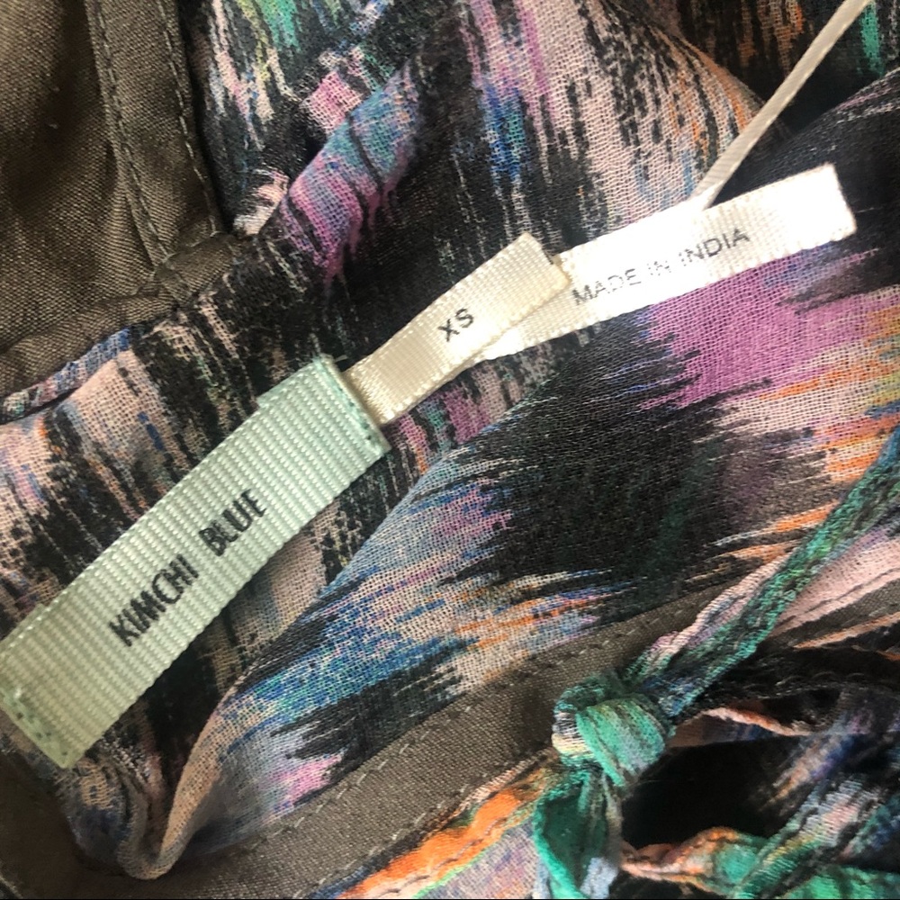 Abstract Print Dress with Unique Back - Picture 4 of 4